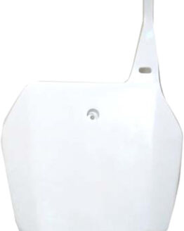 Front Number Plate - White