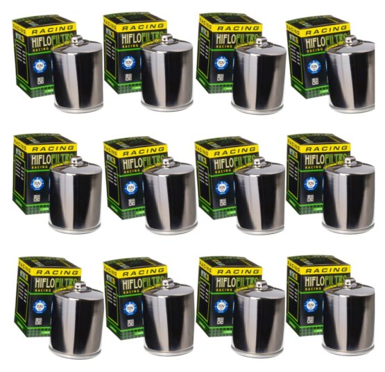 HF170CRC Race Oil Filter Chrome - 12 Pack