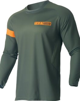 Thor Range Jersey Army Green Orange 3XL Men's