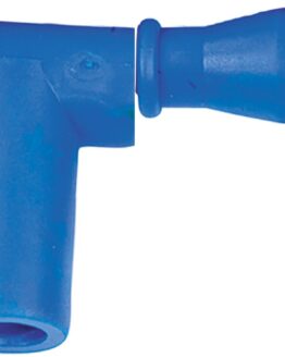 T Type Spark Plug Cap / Boot Blue, 5k Ohm 2-Pack