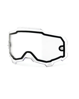 100% Armega Goggle Dual Pane Clear Lens Shatter Resistant Adult
