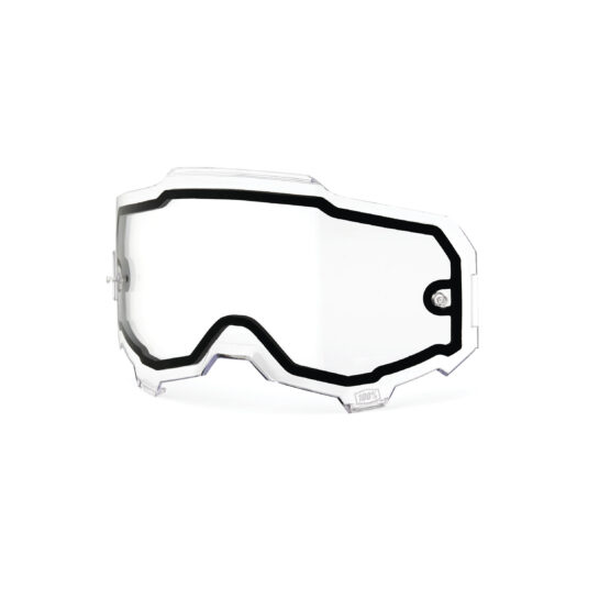 100% Armega Goggle Dual Pane Clear Lens Shatter Resistant Adult