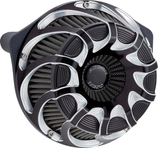 Arlen Ness Inverted Drift Air Cleaner Kit Black For Harley FLHX FLTRX 2024+