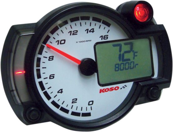 RX-2NR GP Style Multifunction White RPM Gauge - Image 2