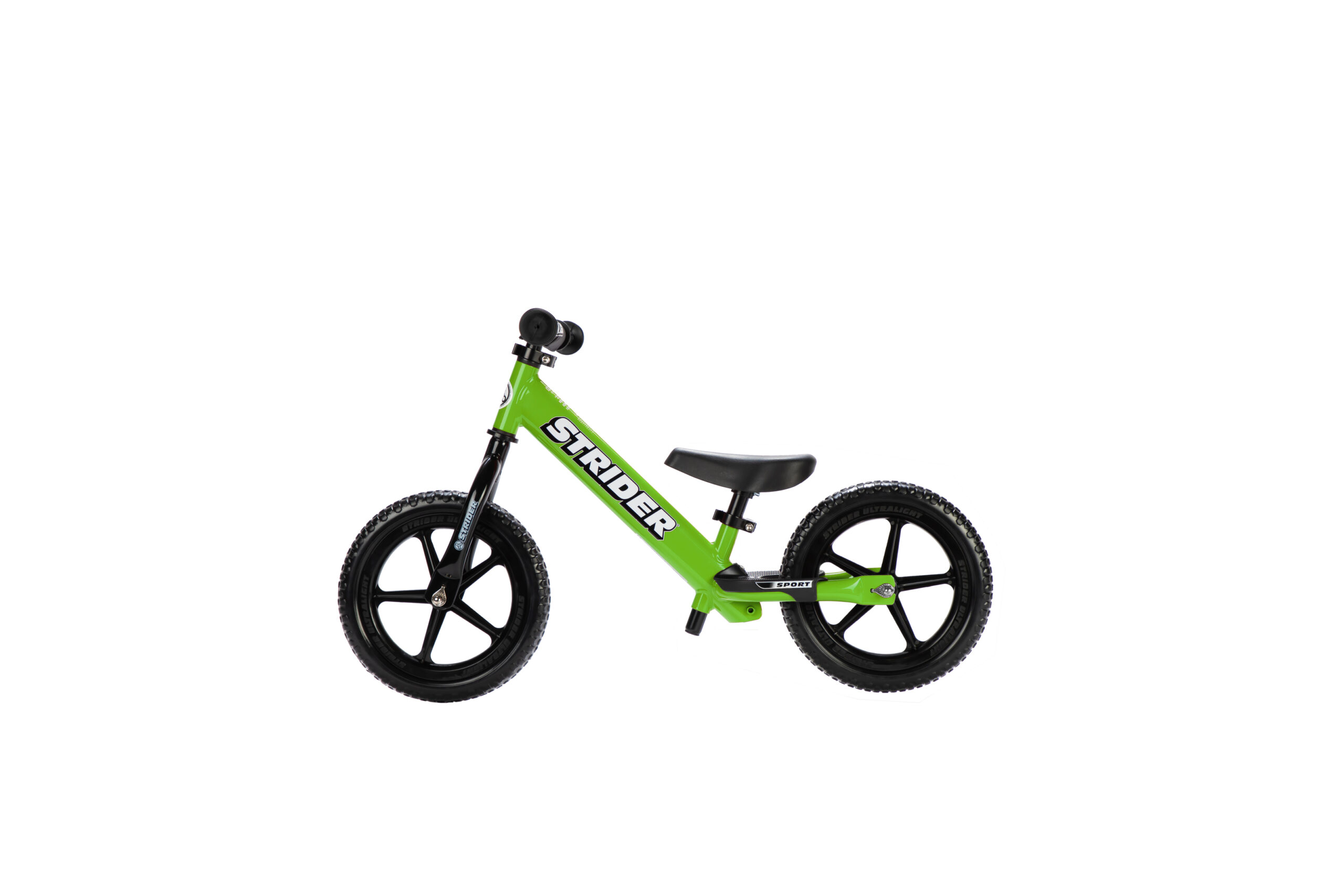 STRIDER 12 Sport Balance Bike Green - Image 3