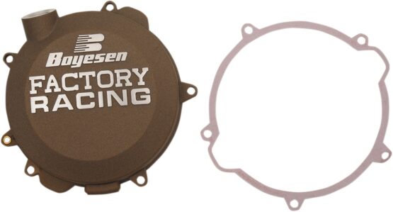 Boyesen Factory Racing Clutch Cover Magnesium Fits 16-18 KTM/Husqvarna 125/150