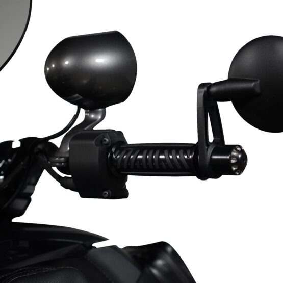 Show Chrome Combat Grips Black for Can-Am Ryker 7/8in Handlebars - Image 3