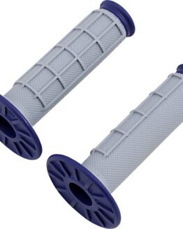 MX Dual Compound Grips 1/2 Waffle - Grey/ Blue