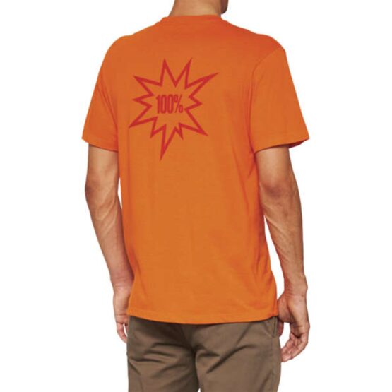100% Smash Tee - Orange, Small - Image 2