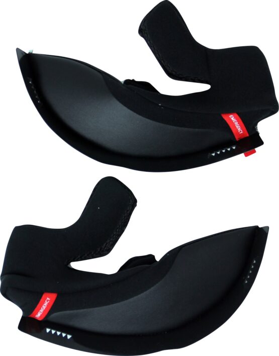 6D ATS-1R Helmet Cheek Pads Black L/2XL
