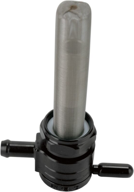 Golan Click-Slick Fuel Petcock Straight Black 22mm