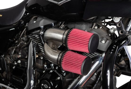S&S Tuned Induction Air Cleaner Kit Stainless Harley M8 Models - Image 2