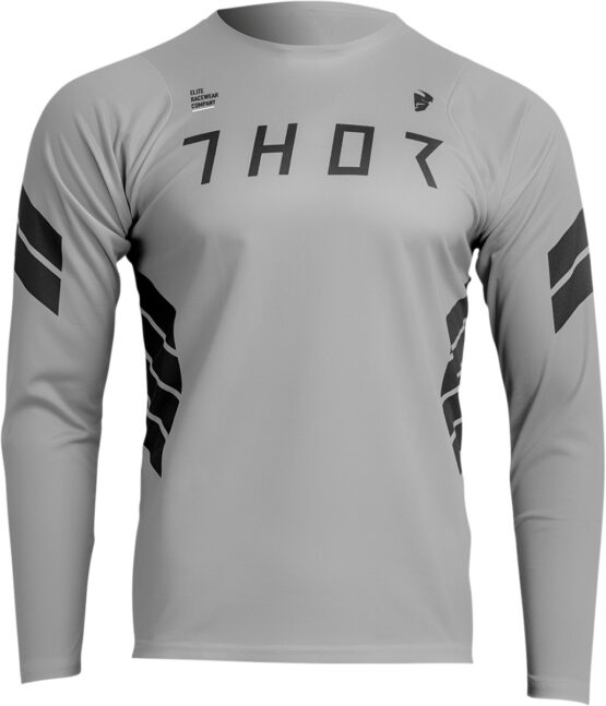 THOR Assist Sting Long-Sleeve Jersey Gray/Black Men's Small