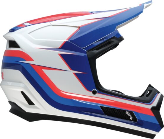 Z1R Youth Dirt Maxx Vortex Helmet Red/White/Blue Large - Image 2