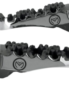 Black/Silver Hybrid Footpegs