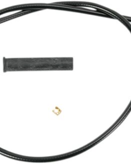 Drag Specialties Black Vinyl Throttle/Idle Cable 42.5in For Harley FL Models