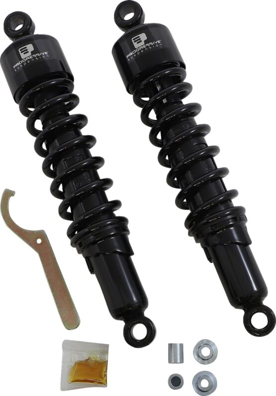 Progressive 412 HD Shocks 14.25" Black Fits Triumph