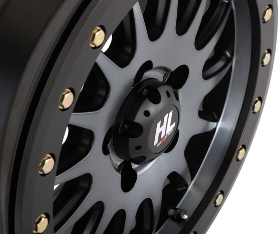 High Lifter HL24 Beadlock Wheel 15x7 6/5.5 Matte Gray For Can-Am Maverick R - Image 2