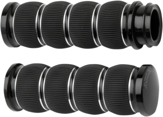 Arlen Ness Fly-By-Wire Fusion Series Ring Leader Grips Black