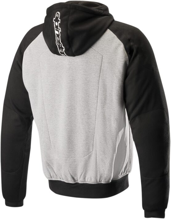 Chrome Motorcycle Armored Hoodie/Jacket Black/Gray/White US Medium - Image 2