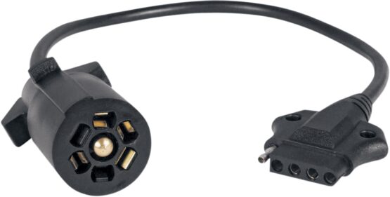 Optronics 7-Way Blade to 5-Flat Trailer Adapter Cable 23 in
