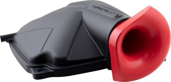KOSO Hurricane Racing Air Filter Cover Black/Red Honda Grom 125 2022-2024 - Image 2