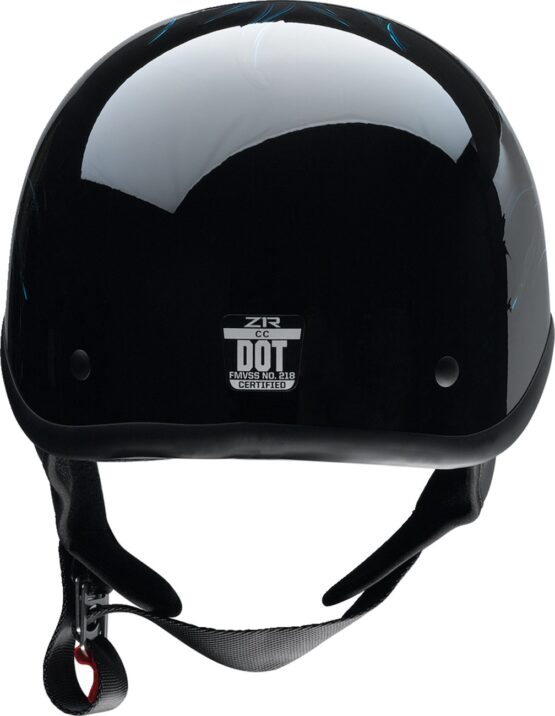 Z1R CC Beanie Hellfire Helmet XL Blue/Black Gloss - Image 2