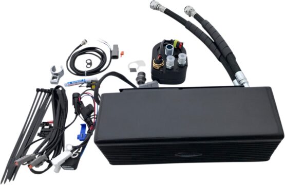 UltraCool Oil Cooler Kit Gloss Black For S&S T Series Dyna