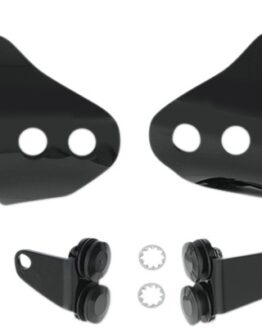 Memphis Shades Handguards Black Gloss For Harley Softail Touring