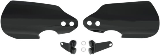 Memphis Shades Handguards Black Gloss For Harley Softail Touring
