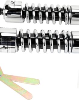 12.6" 412 Series Shocks Chrome