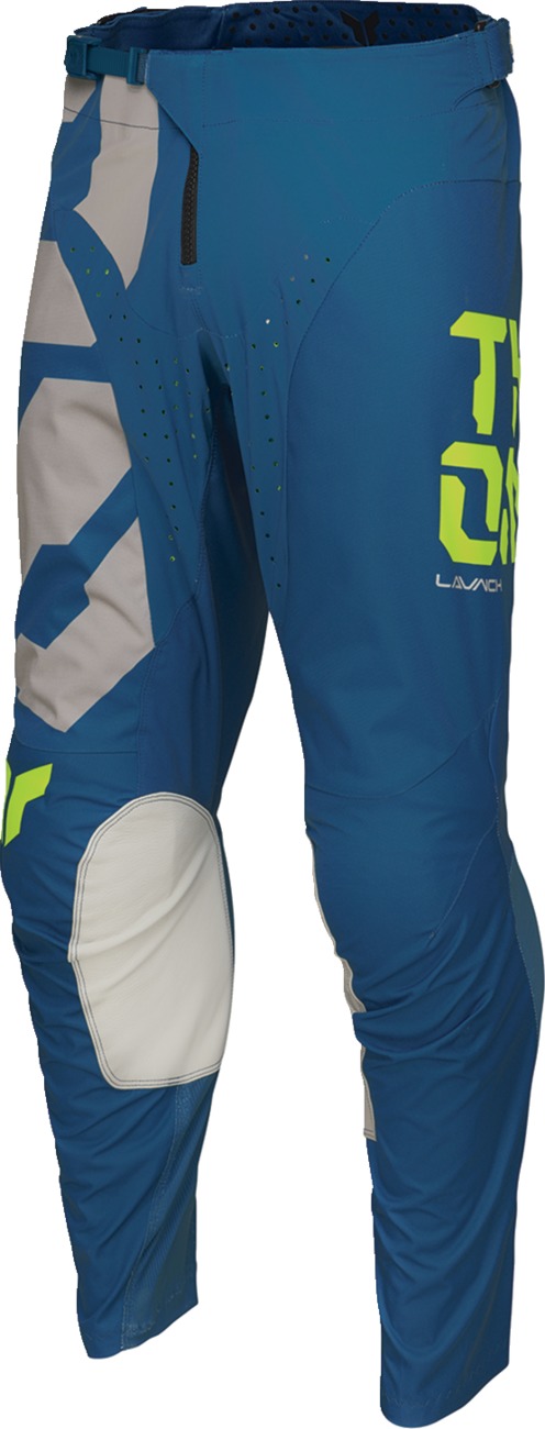 Thor Launchmode Forge Pants Blue/Fluorescent Yellow Men's 32 - Image 3