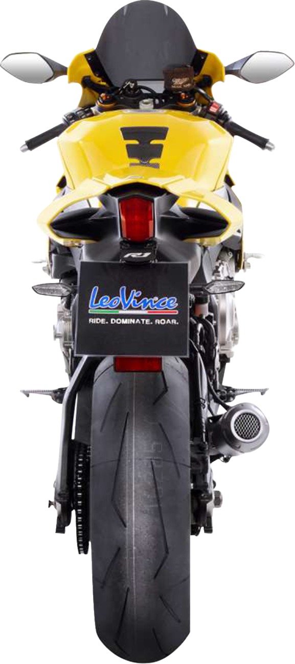 LeoVince LV-10 Black Edition Slip-On Muffler Matte Black For Yamaha YZF-R1/M - Image 3