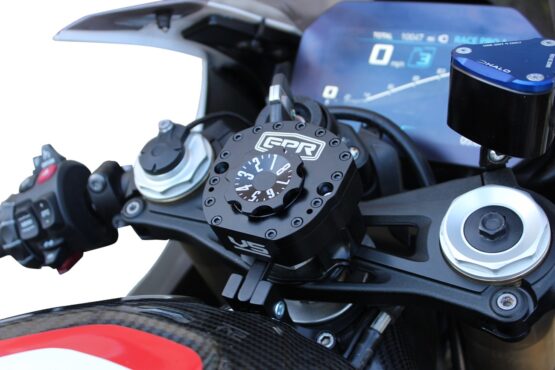 GPR V5 Steering Damper Black Anodized Fits 20-22 BMW S1000RR - Image 2