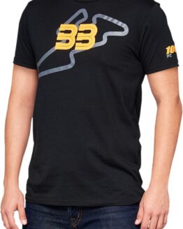 100% Bb33 Track Tee Blk Md