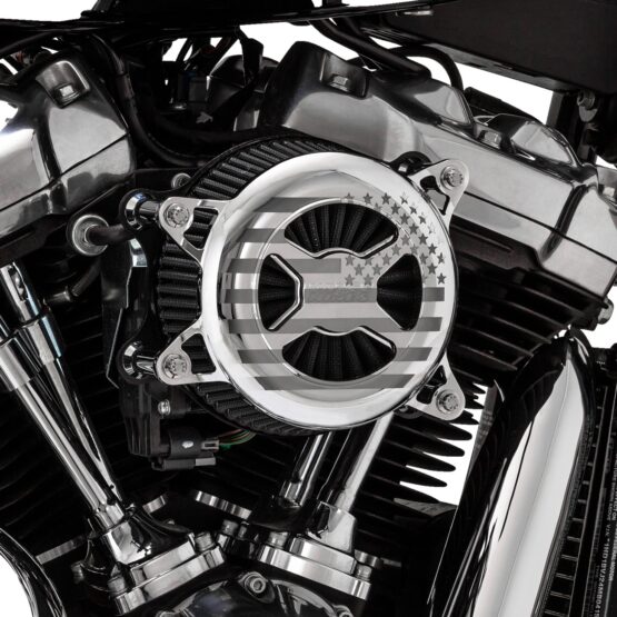 Vance & Hines VO2 America Chrome Air Intake for M8 - Image 3