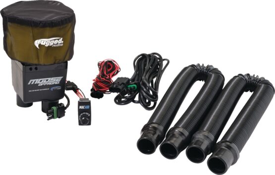 Moose MAC 2-Person Helmet Air Pumper Kit with Bar Mount - Black