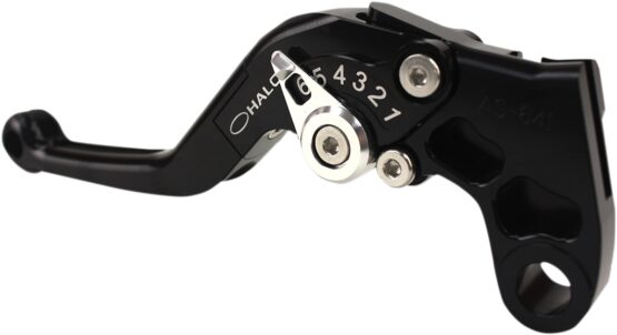 Halo Aluminum Adjustable Folding Clutch Lever - Black