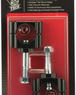 Renthal D36 Bar Mount 5mm Offset Black 28.6mm For Honda/Yamaha