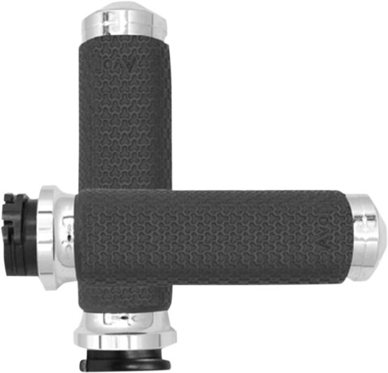 Memory Foam Grips - Chrome