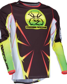 Moose Agroid Jersey 2XL Green Yellow Black White Men's Offroad