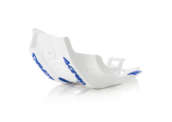 Acerbis Skid Plate White/Blue Fits 19-23 KTM EX450F/MC450F/SX-F450/XC-F450 - Image 3