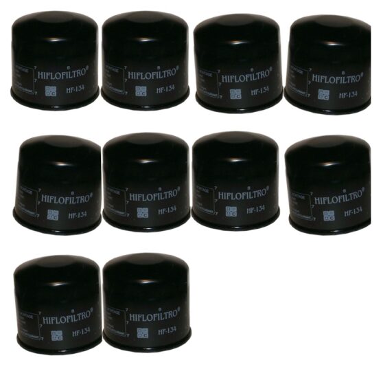 HF134 Oil Filter - Black - 10 Pack