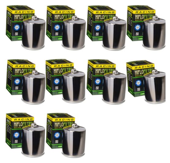 HF170CRC Race Oil Filter Chrome - 10 Pack