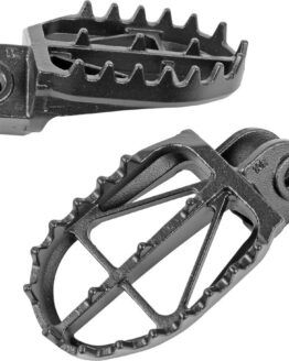 ZETA 57mm Ultra Wide Footpeg Steel Black For Yamaha YZ450F/250F/WR450F