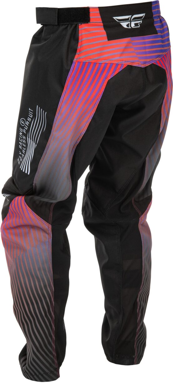 Fly Racing F-16 Youth Pants Black/Red/Purple Size 18 - Image 3