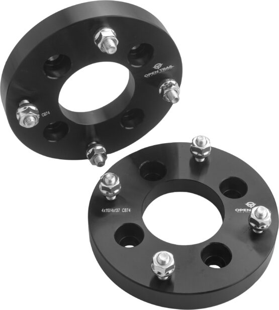 Open Trail Wheel Spacer Adapter 1in 4/110 to 4/137 10mm x 1.25mm Black