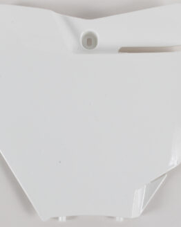 Front Number Plate - White
