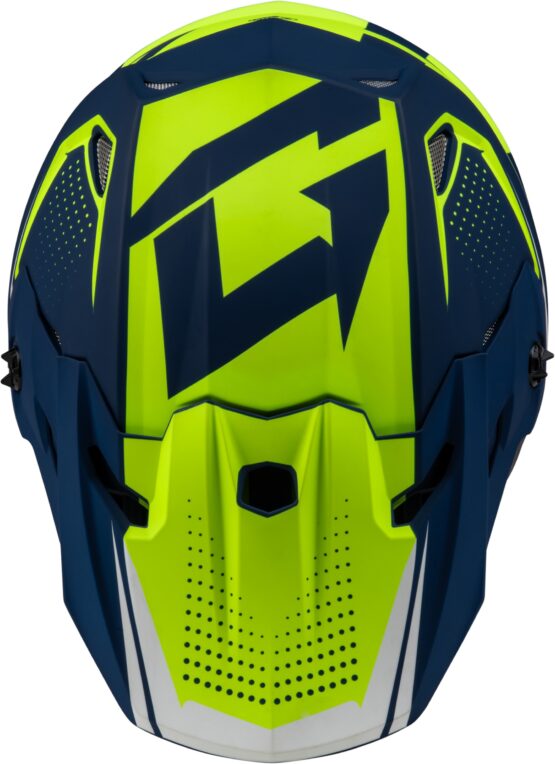 GMAX MX-96 502 Helmet Matte Blue/Green XL Offroad - Image 3