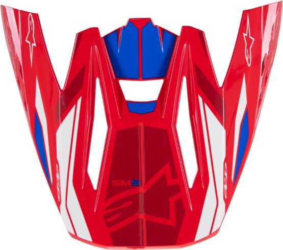 Alpinestars S-M5 Visor Action 2 For Bright Red/Blue Glossy